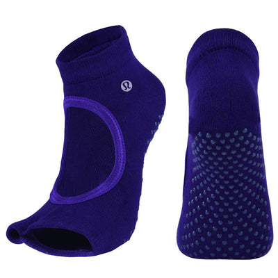 Toeless Non-Slip Grip Yoga Socks