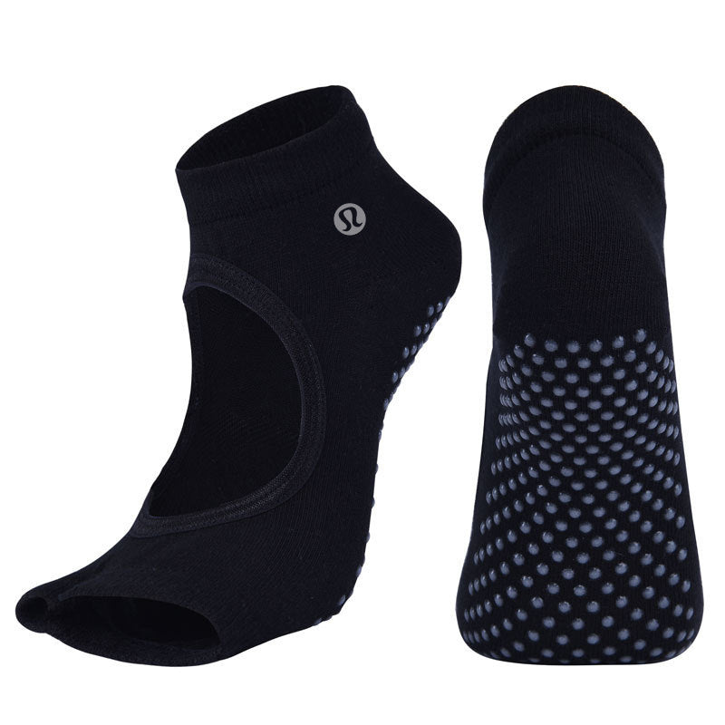 Toeless Non-Slip Grip Yoga Socks