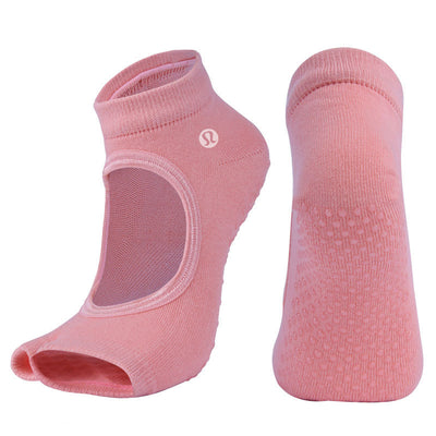 Toeless Non-Slip Grip Yoga Socks