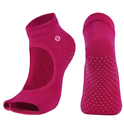 Toeless Non-Slip Grip Yoga Socks