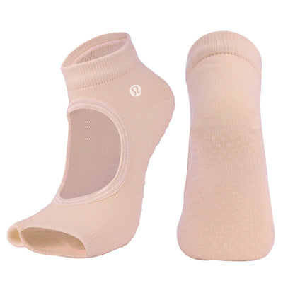 Toeless Non-Slip Grip Yoga Socks